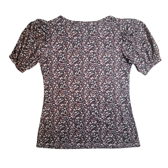 Floral Blouse - Multicolor Top - Women's Size Large - L - Picture 2 of 8